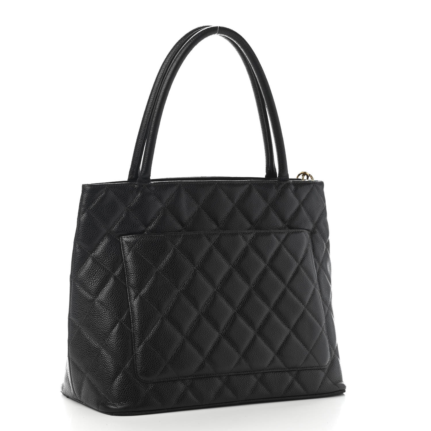 Chanel Caviar Quilted Medallion Tote Black 3 of 10