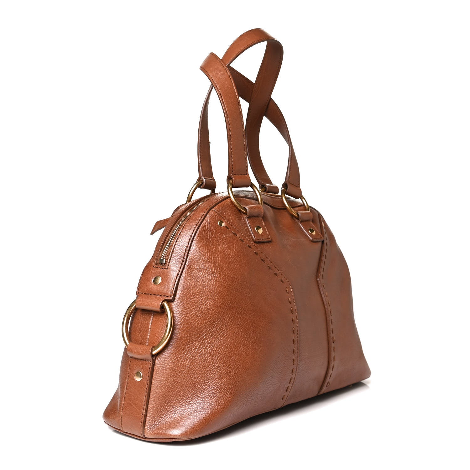 Saint Laurent Calfskin Medium Muse Tan 3 of 16