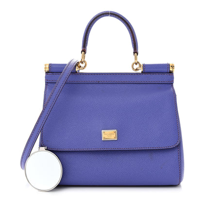 Dolce & Gabbana DOLCE &amp; GABBANA Dauphine Small Miss Sicily Satchel Purple 3 of 12