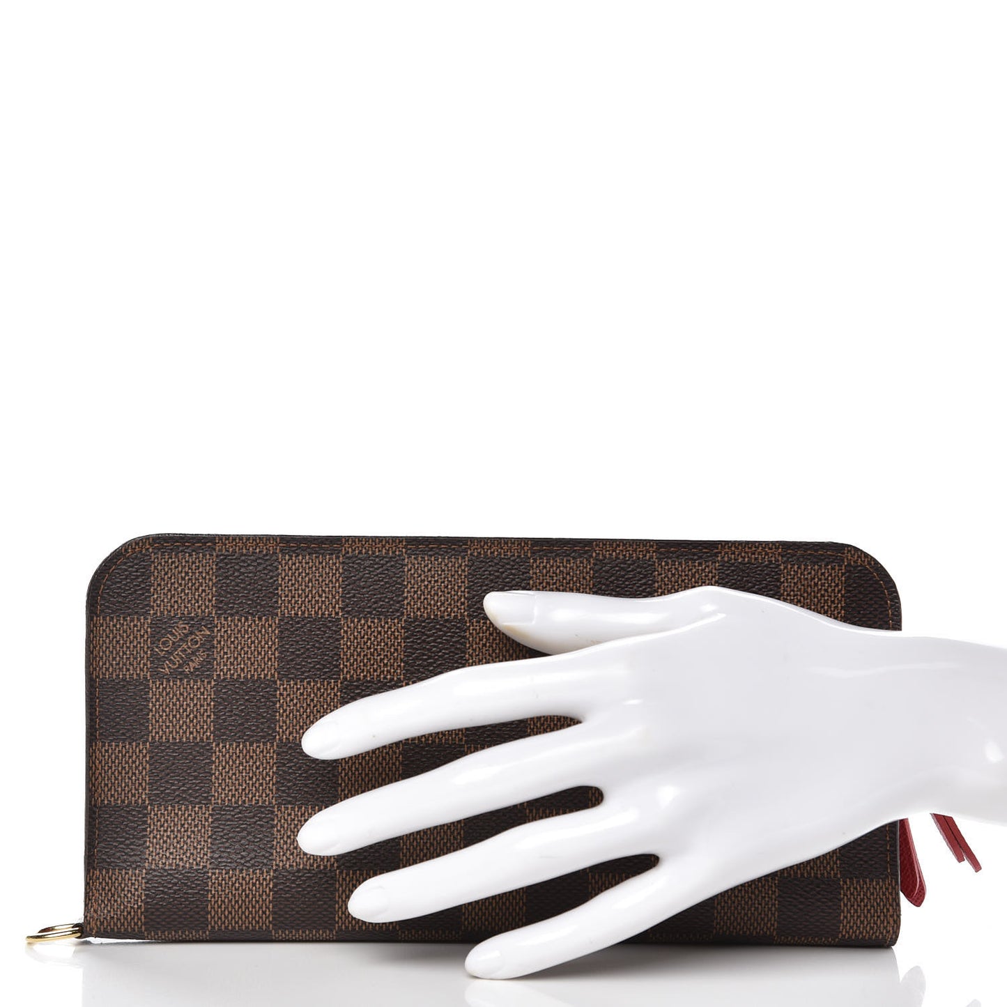 Damier Ebene Insolite Wallet Red