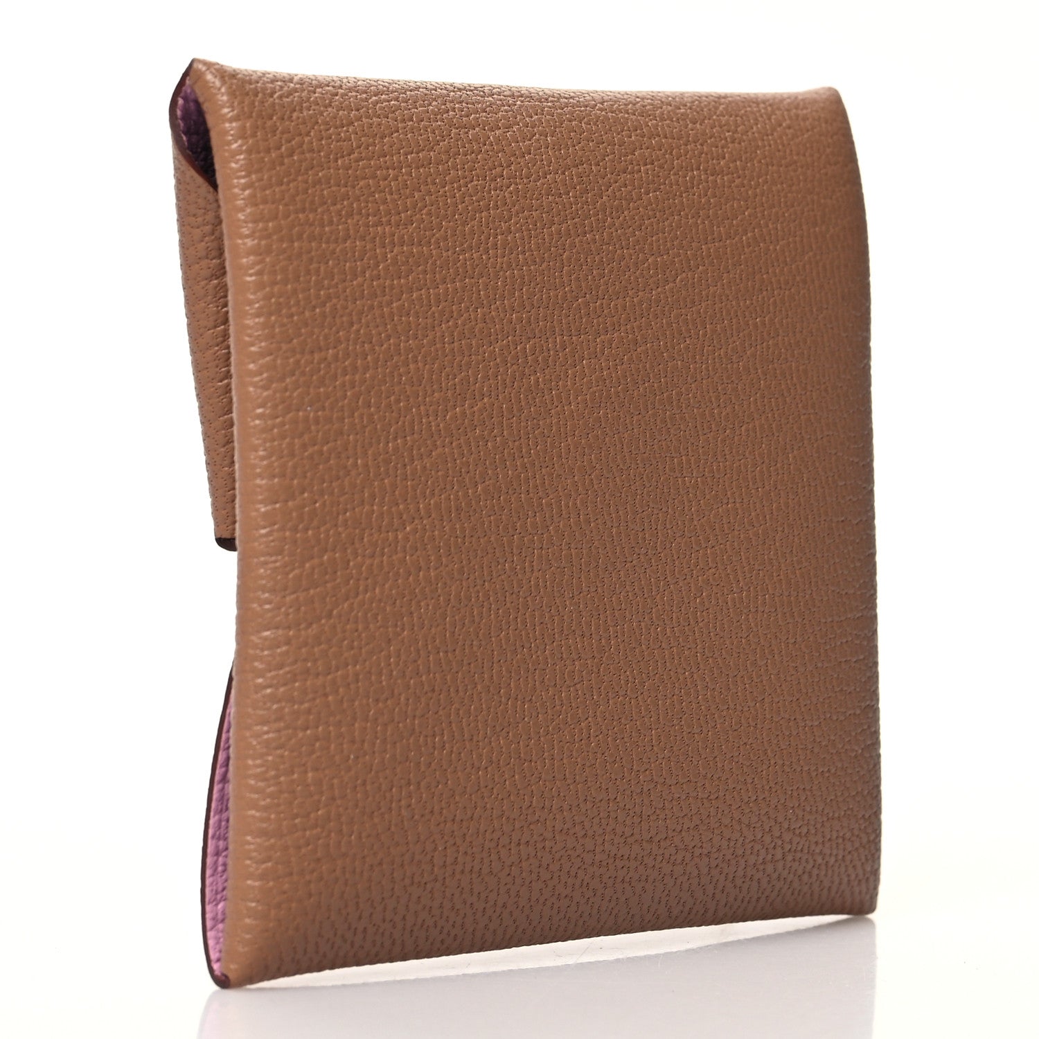 Hermes Chevre Mysore Bastia Verso Coin Purse Quebracho Mauve Sylvestre 3 of 11