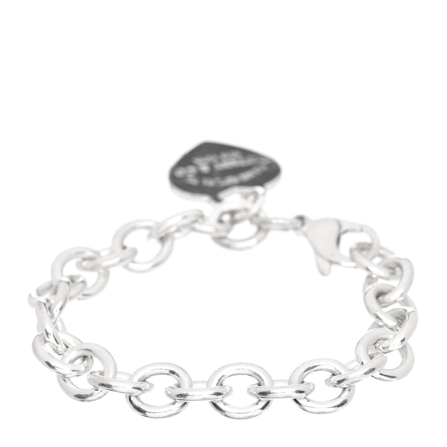 Sterling Silver Return to Tiffany Heart Tag Charm Bracelet