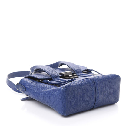 3.1 Phillip Lim 3.1 Textured Calfskin Mini Pashli Satchel Cobalt 4 of 9