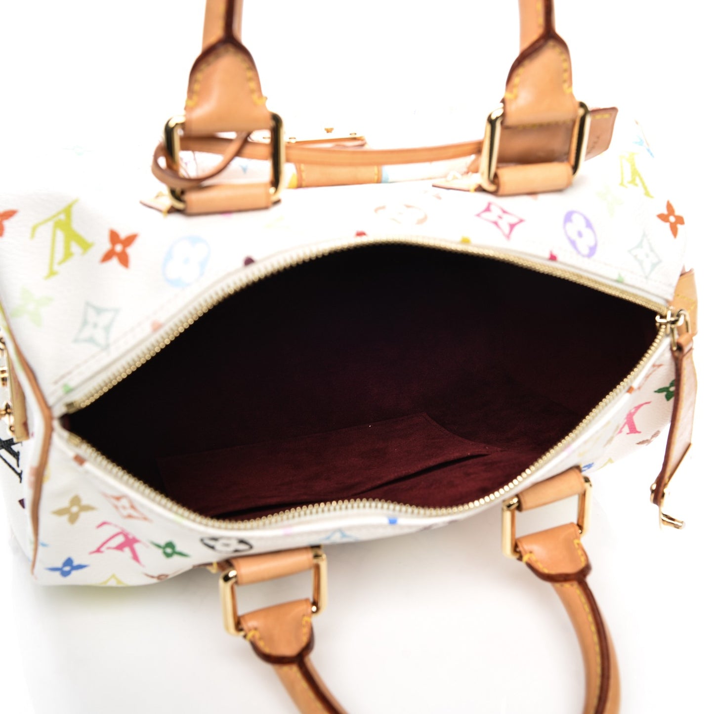 Monogram Multicolor Speedy 30 White