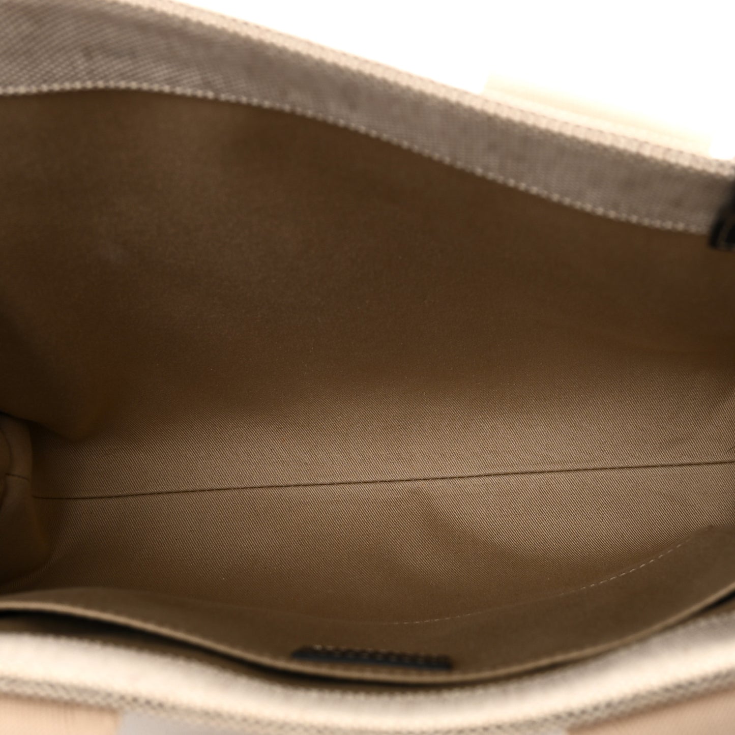Cotton Calfskin Medium Woody Ribbon Tote White Blue