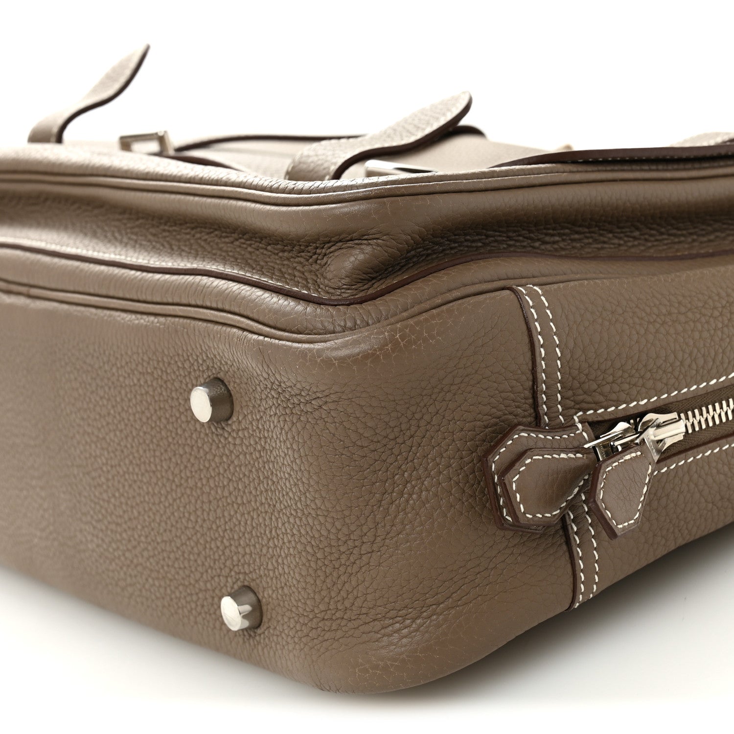 Hermes Taurillon Clemence Steve 35 Etoupe 8 of 10