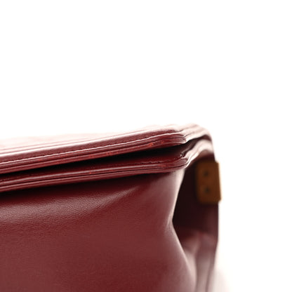 Chanel Lambskin Quilted Medium Boy Flap Dark Red 11 of 12