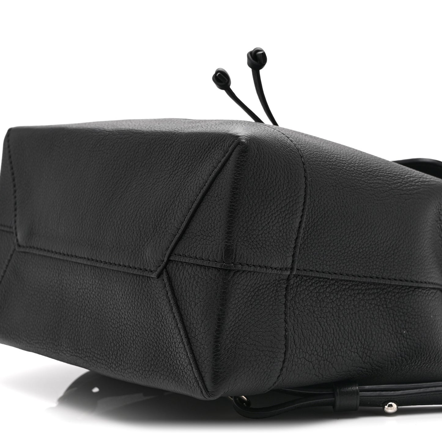 Calfskin Lockme Backpack Black