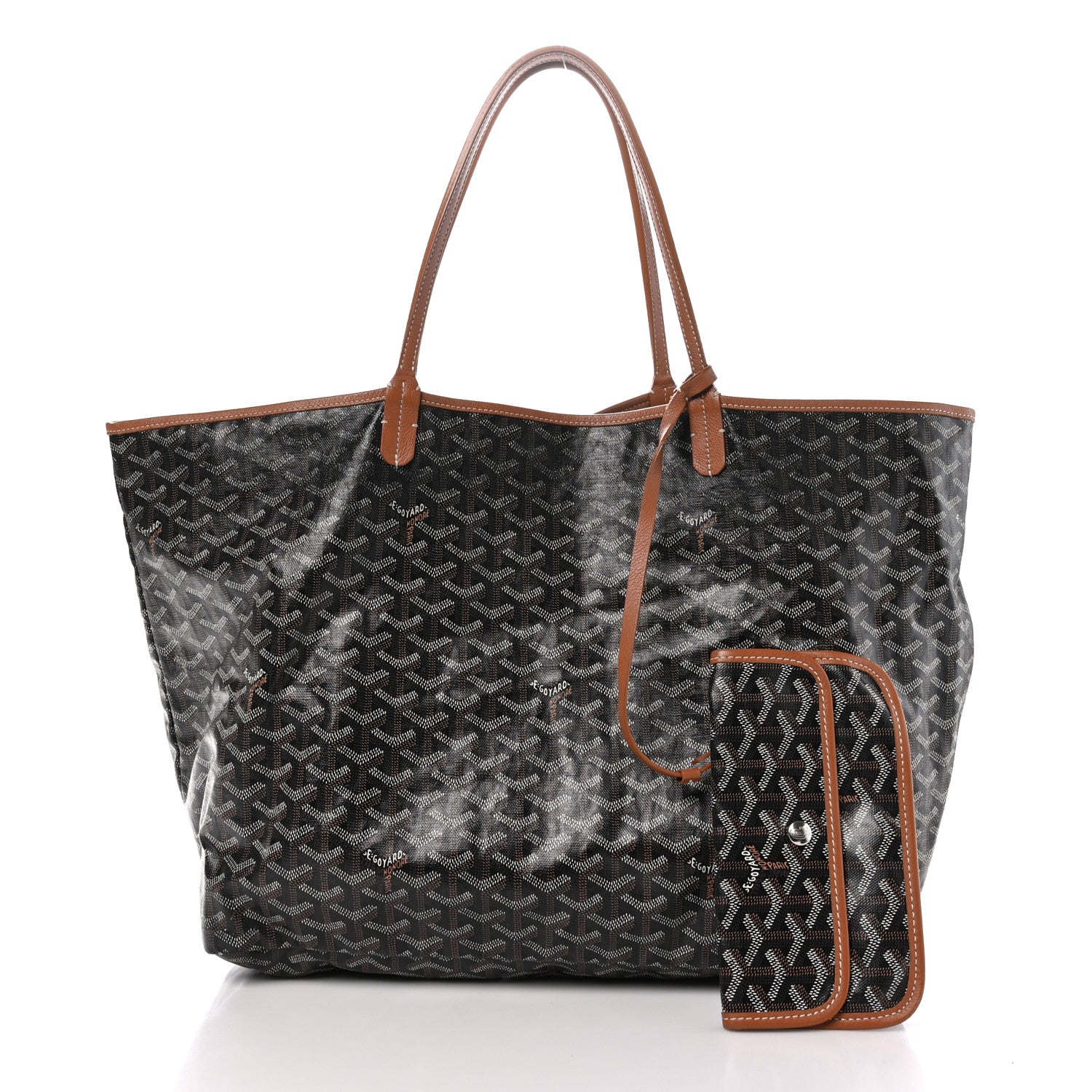Goyard Goyardine Saint Louis GM Black Gold 3 of 13