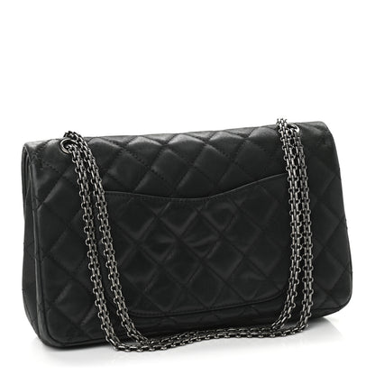 Chanel Iridescent Calfskin Quilted 2.55 Reissue 227 Flap Black 3 of 17