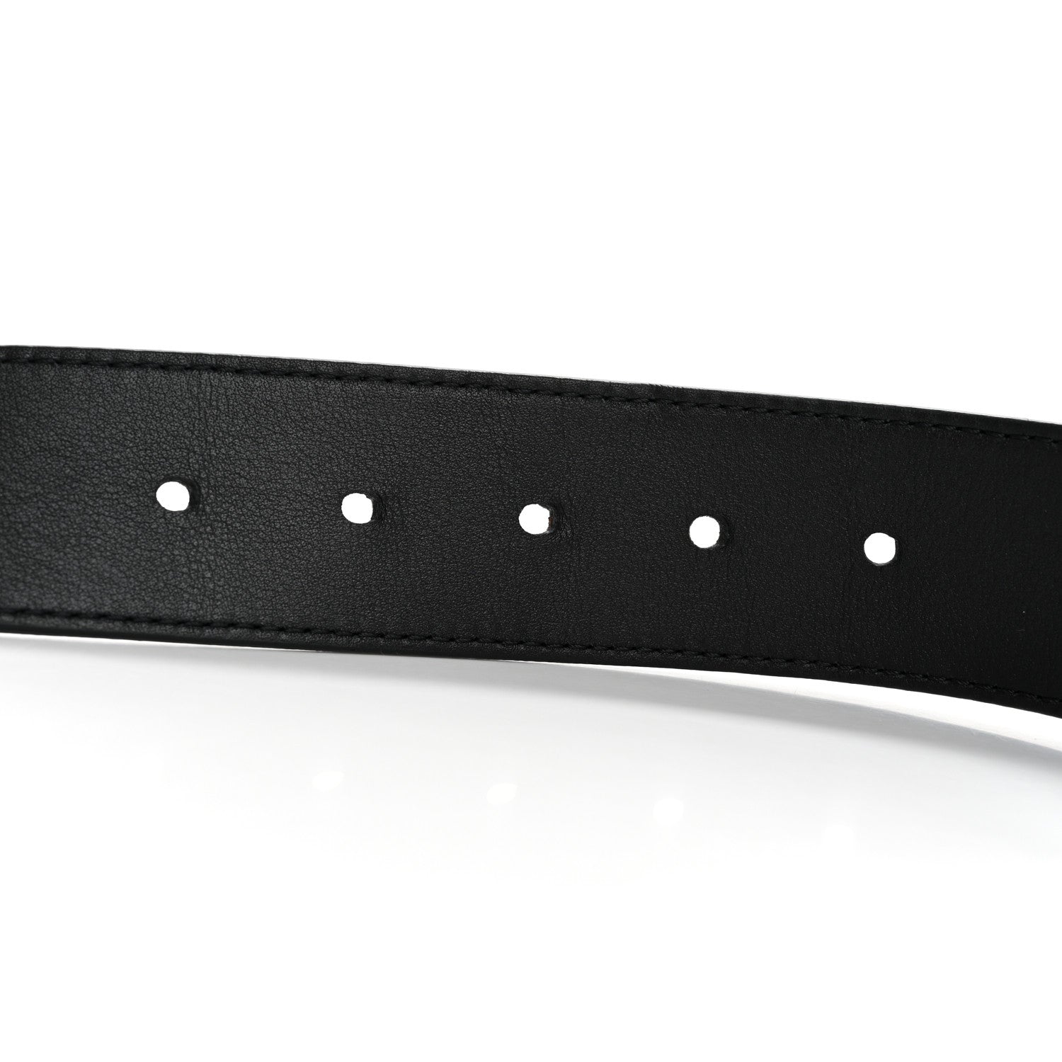 Louis Vuitton Taurillon Calfskin Prism LV Initiales Belt 95 38 Black 4 of 7