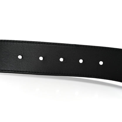 Louis Vuitton Taurillon Calfskin Prism LV Initiales Belt 95 38 Black 4 of 7
