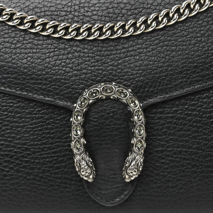 Gucci Calfskin Mini Dionysus Chain Wallet Black 8 of 10