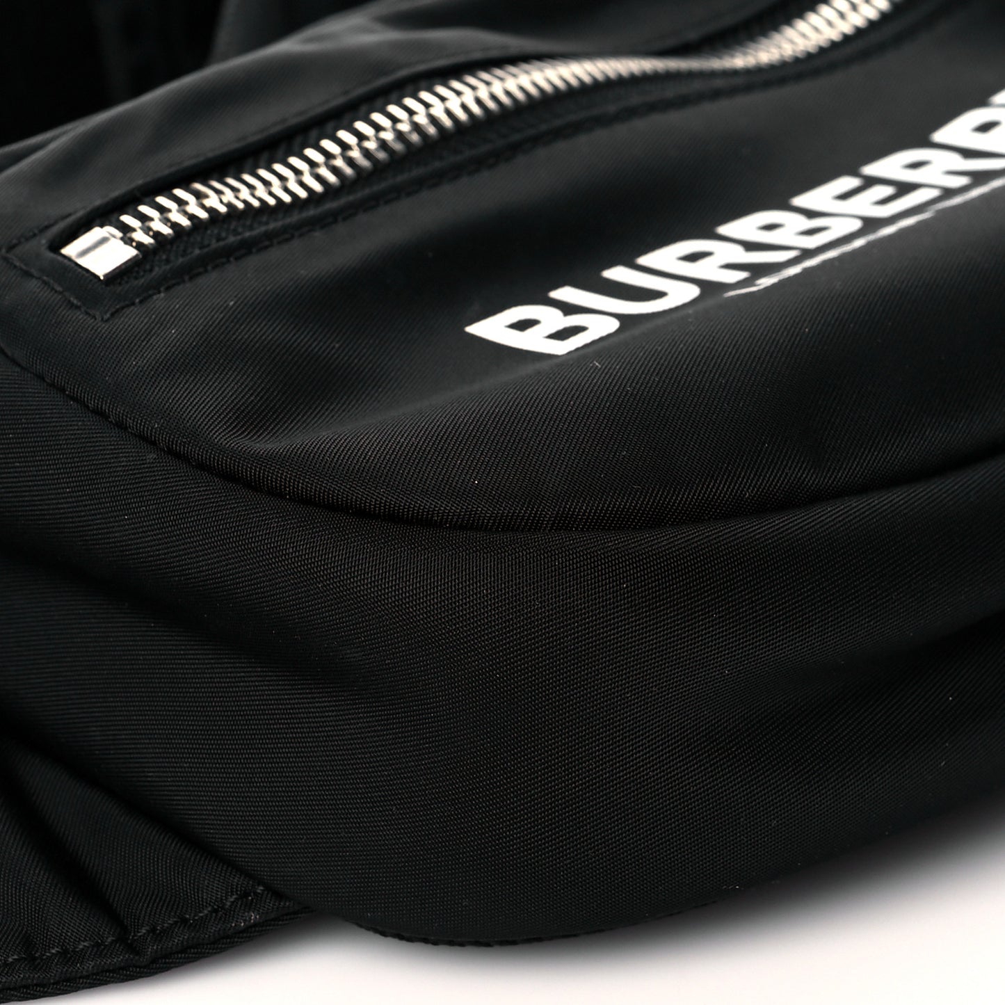 Econyl Logo Print Small Cannon Bum Bag Black