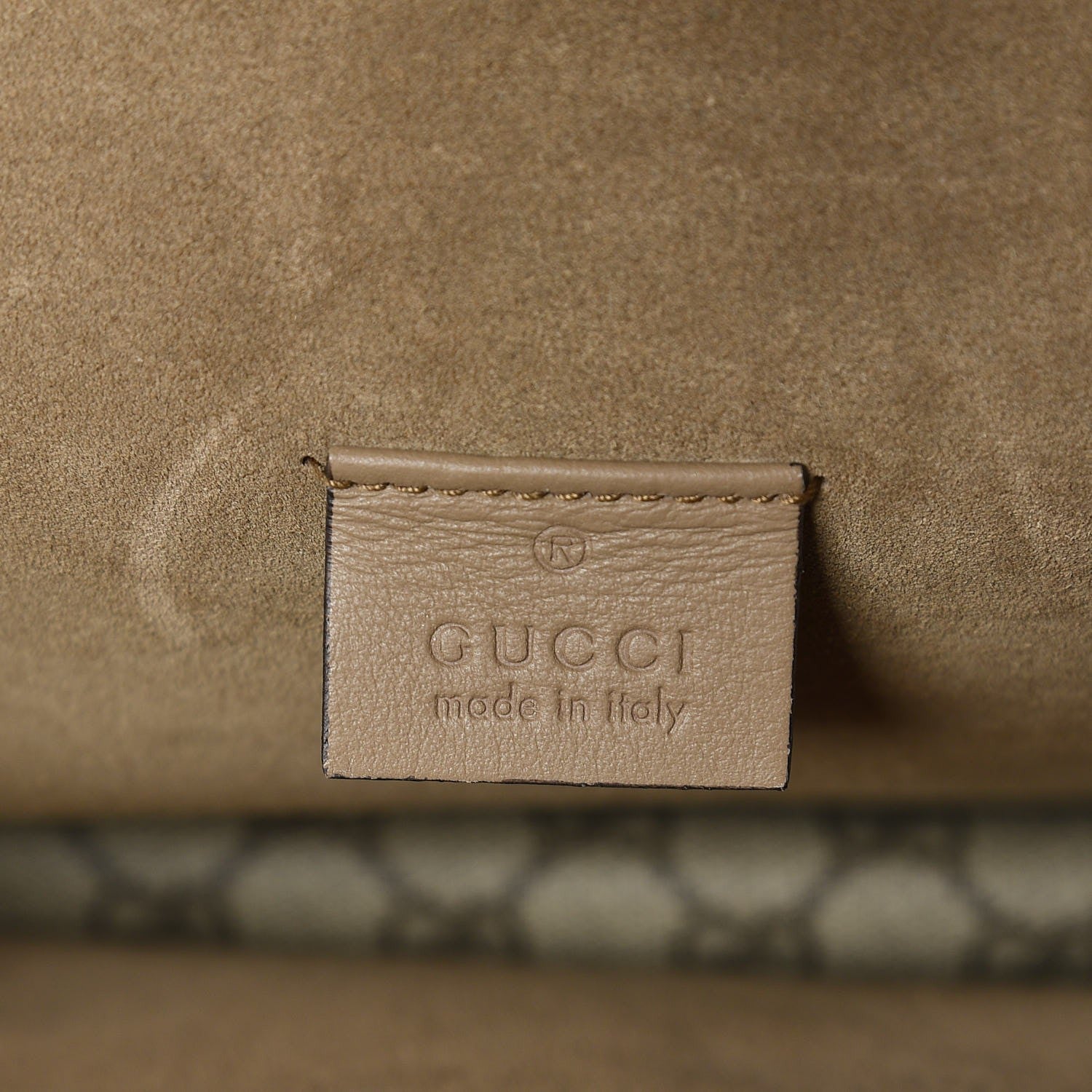 Gucci GG Supreme Monogram Medium Dionysus Shoulder Bag Taupe 6 of 11