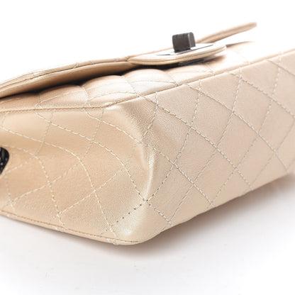 Chanel Metallic Sheepskin Quilted 2.55 Reissue Mini Flap Beige 5 of 11