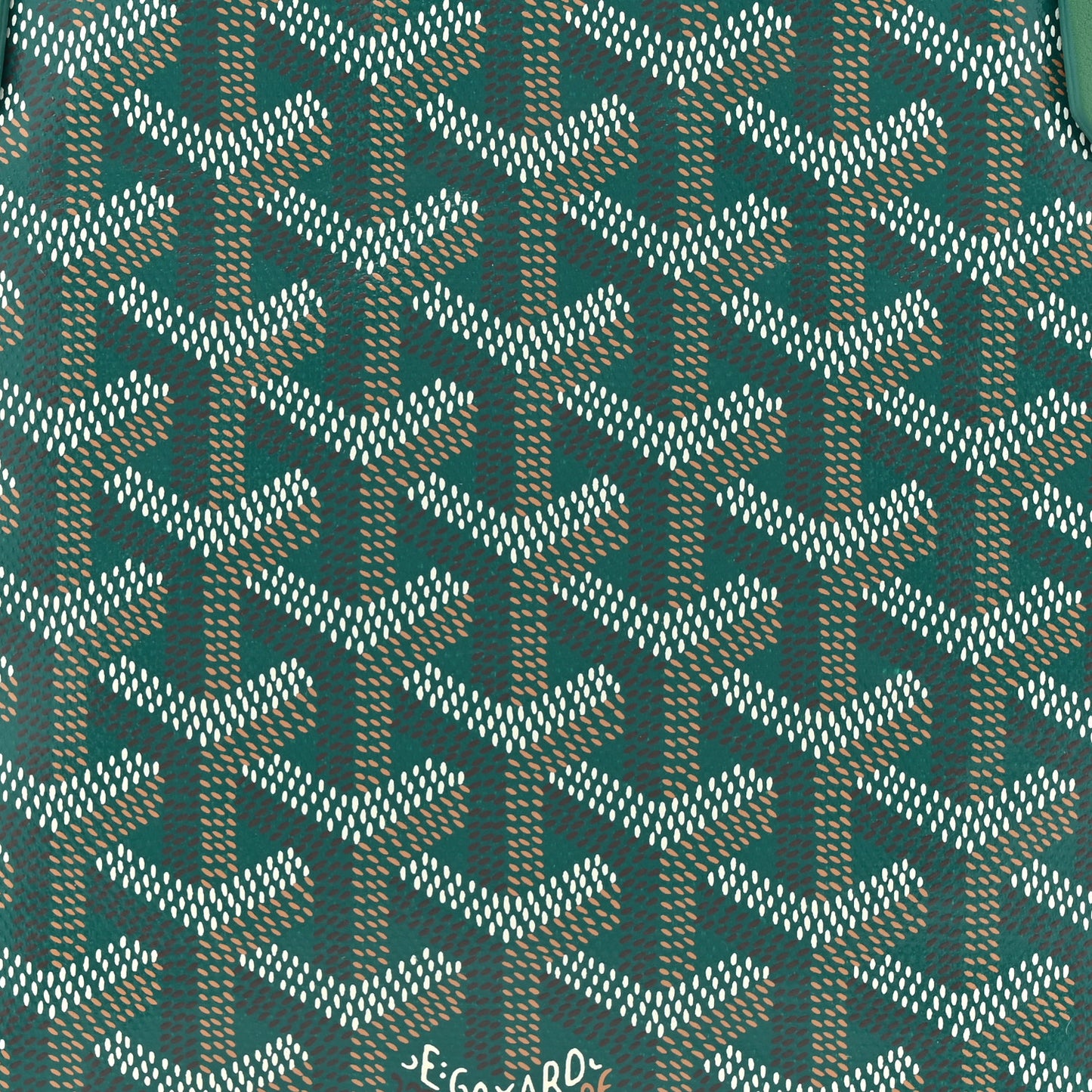 Goyardine Reversible Mini Anjou Green