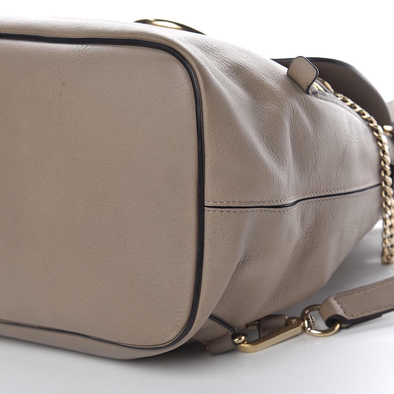 Chloe Suede Calfskin Medium Faye Backpack Motty Grey 10 of 18