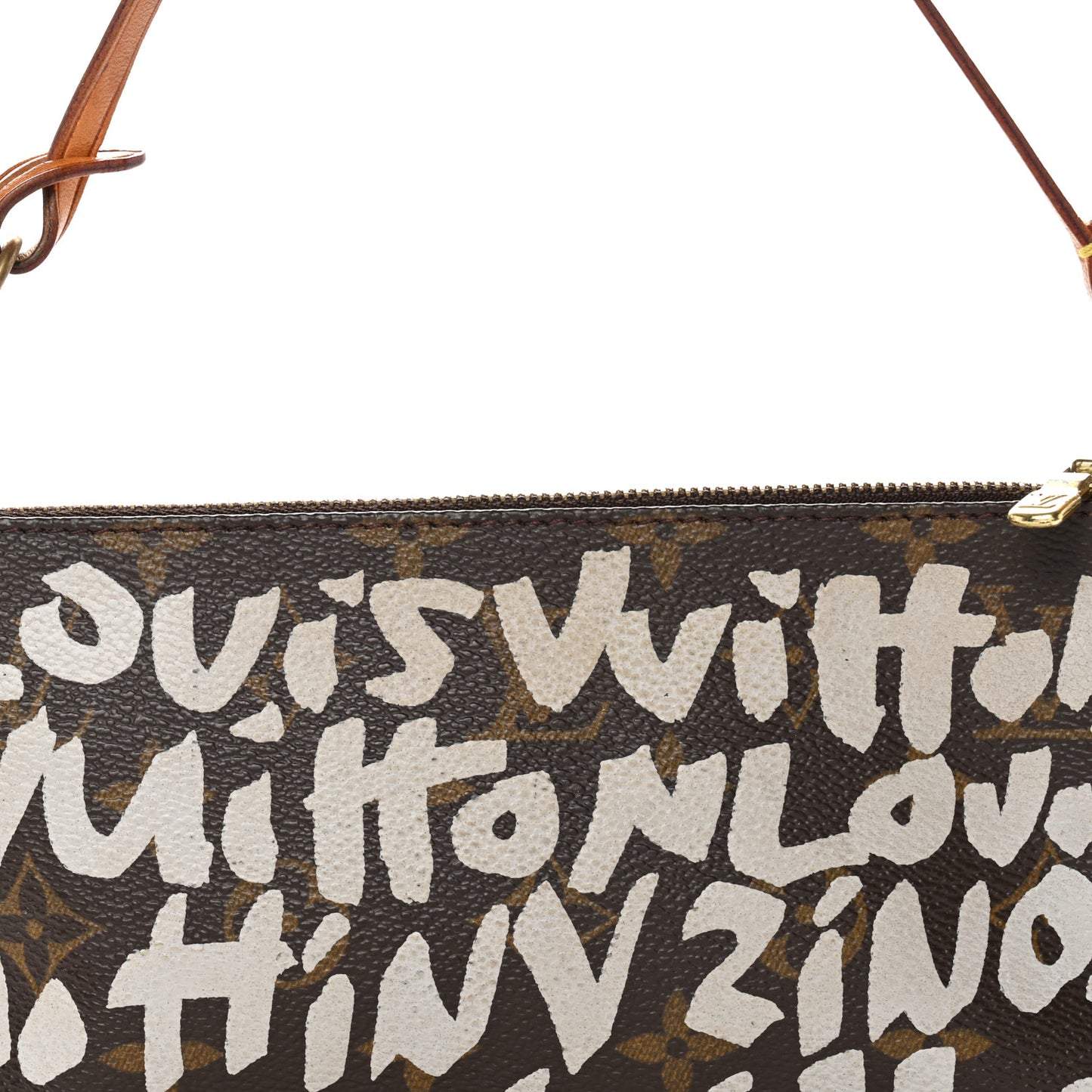 Monogram Graffiti Pochette Accessories Silver