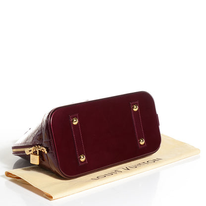 Louis Vuitton Vernis Alma PM Rouge Fauviste 4 of 7
