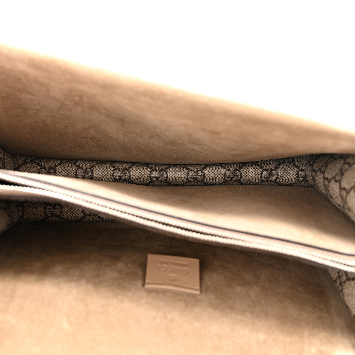GG Supreme Monogram Small Dionysus Shoulder Bag Taupe