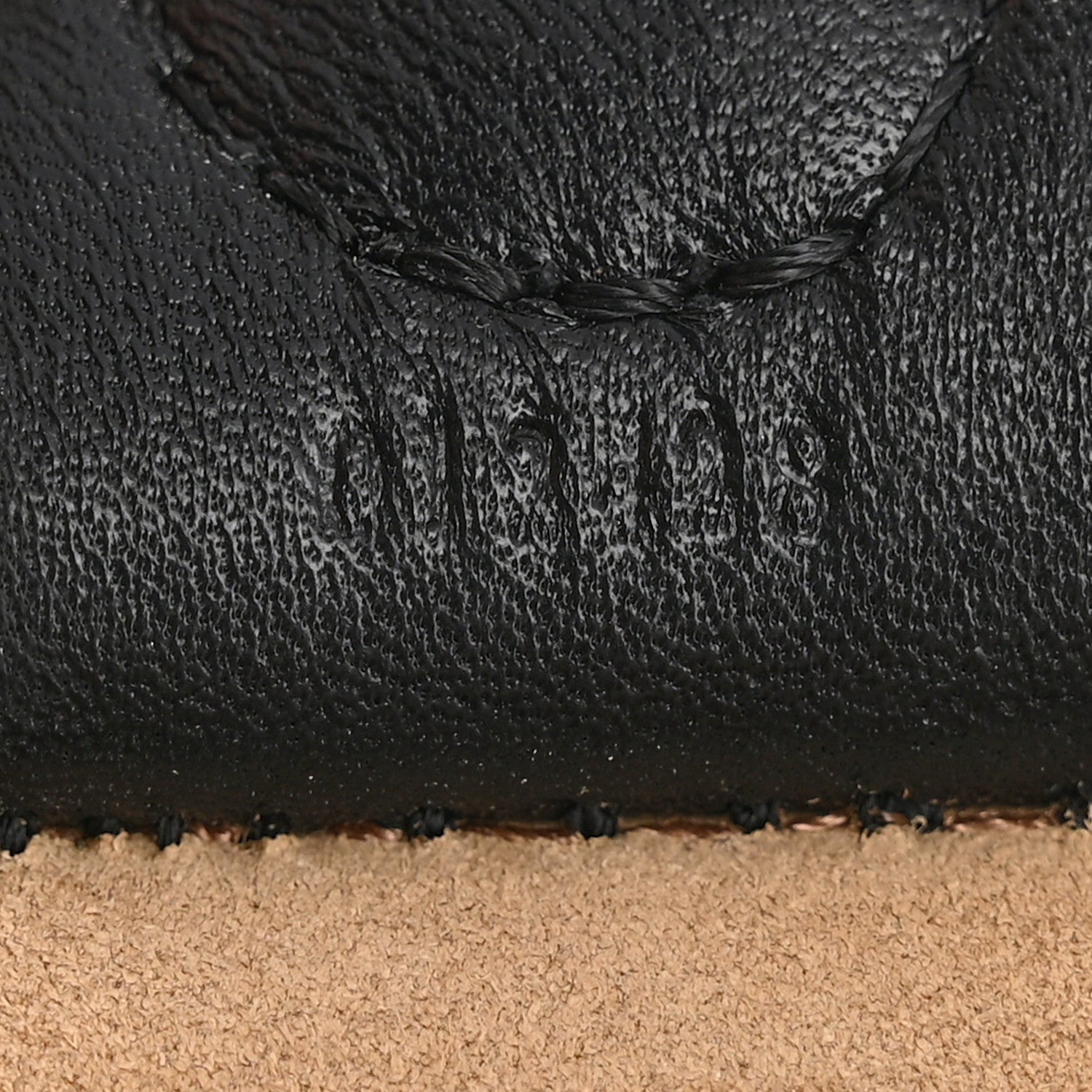 Loewe Calfskin Hammock Slice Bag Black 7 of 10