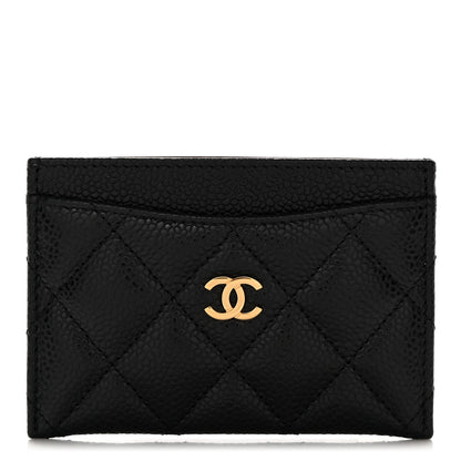 Chanel Caviar Quilted Card Holder Black 1 of 9