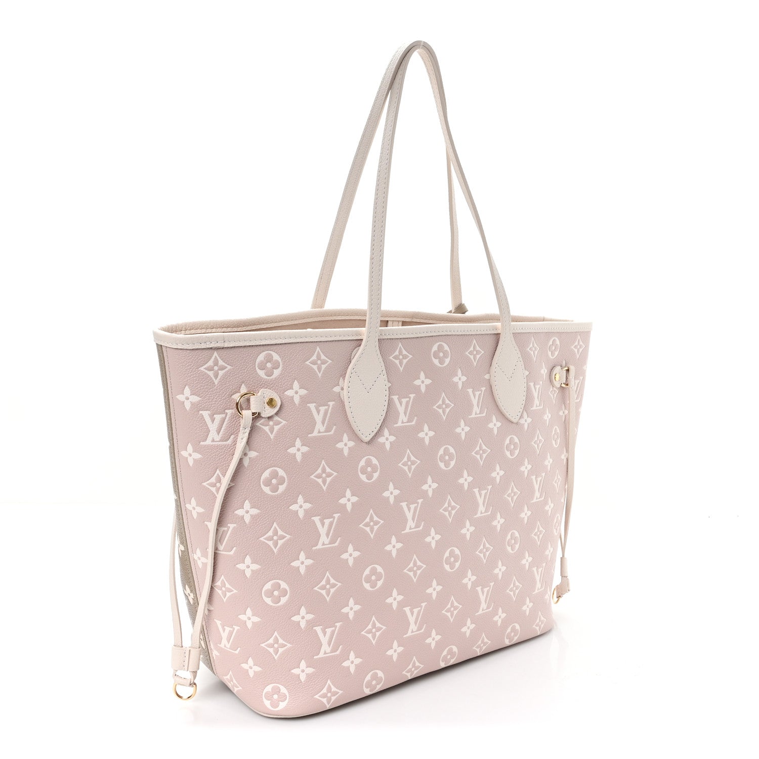 Louis Vuitton Empreinte Monogram Spring In The City Neverfull MM Kaki Beige Cream 4 of 10
