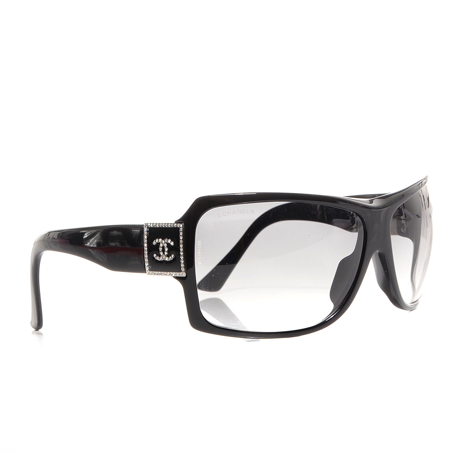 Chanel Crystal CC Sunglasses 5081-B Black 3 of 5