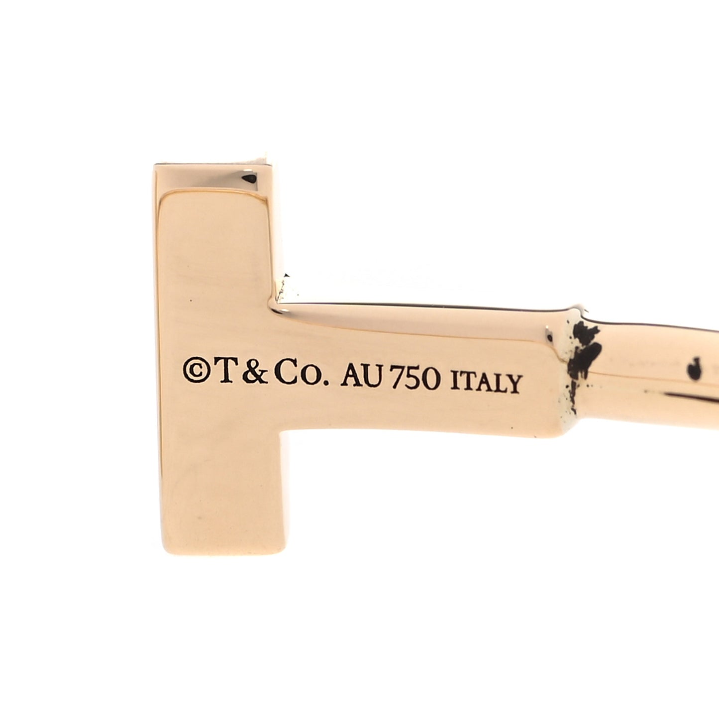 18K Yellow Gold T Wire Bracelet