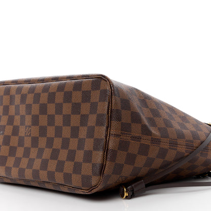 Louis Vuitton Damier Ebene Neo Neverfull MM Rose Ballerine 10 of 13