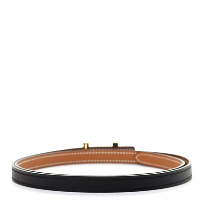 Hermes Swift Epsom 13mm Focus Belt 80 Black Gold 2 of 5