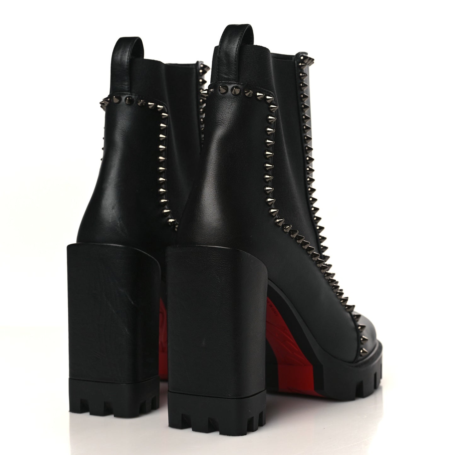 Nappa Out Line Spike Lug 100 Boots 37.5 Black