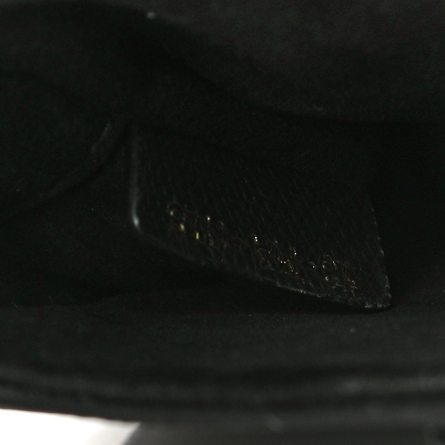 Grained Calfskin Mini Saddle Bag Black
