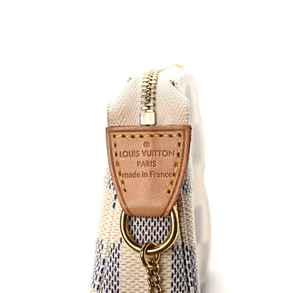 Louis Vuitton LOUIS VUITTON Damier Azur Mini Pochette Accessories 6 of 6