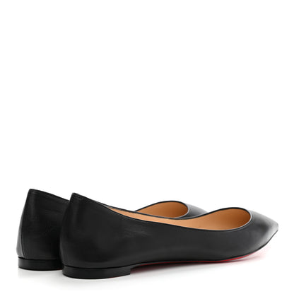 Christian Louboutin Shiny Nappa Ballalla Flats 40 Black 4 of 10