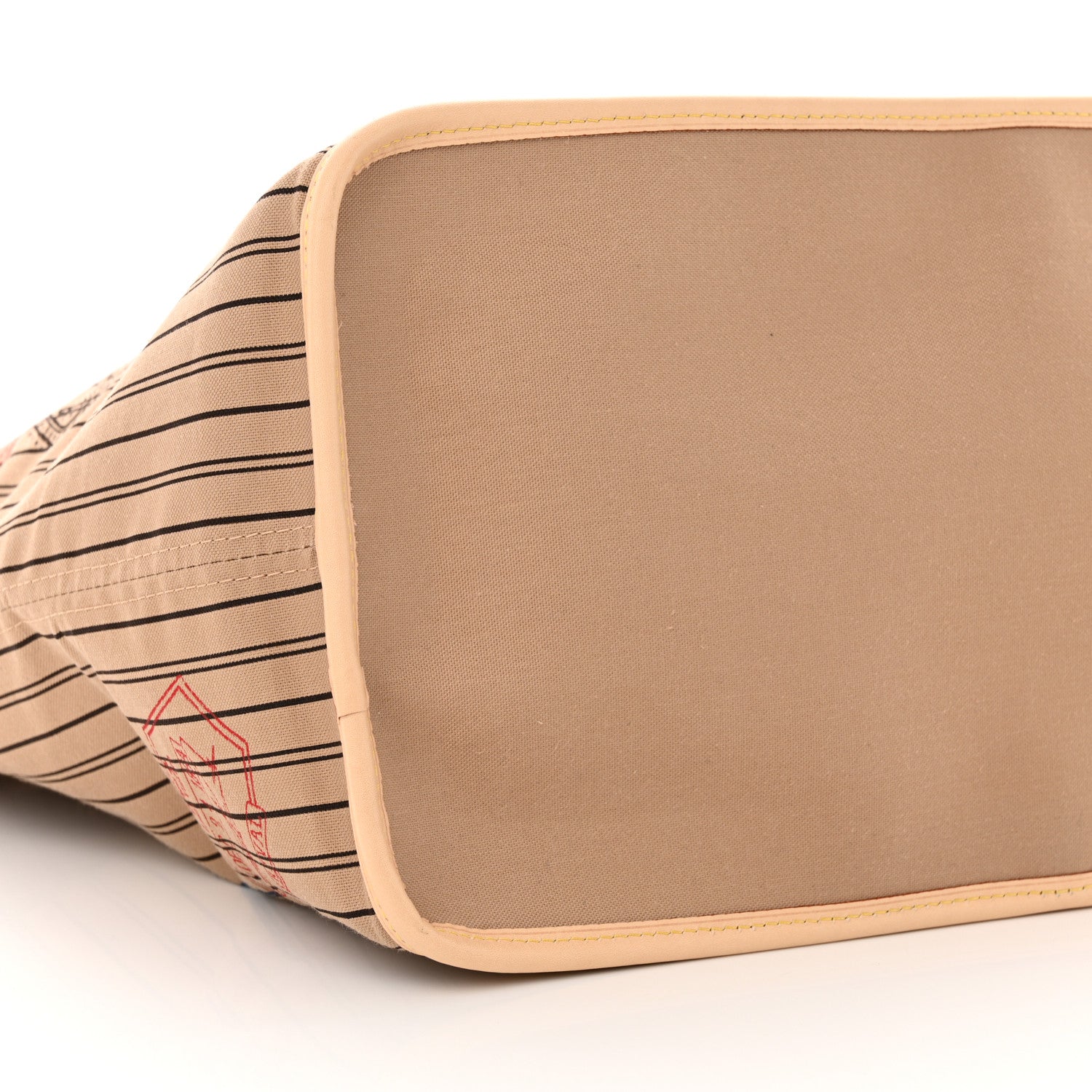 Louis Vuitton Monogram Stamped Inside Out Neverfull Bandouliere GM Beige 8 of 9