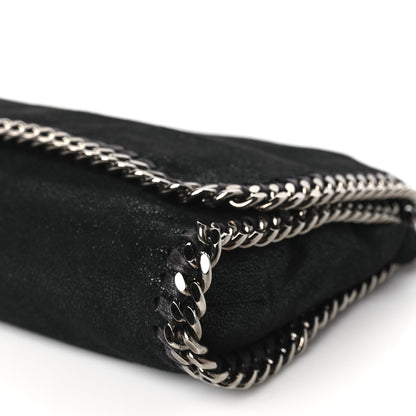 Stella McCartney Shaggy Deer Falabella Fold Over Clutch Black 9 of 9