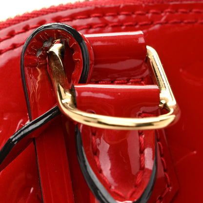 Louis Vuitton Vernis Alma BB Pomme D'Amour 10 of 10
