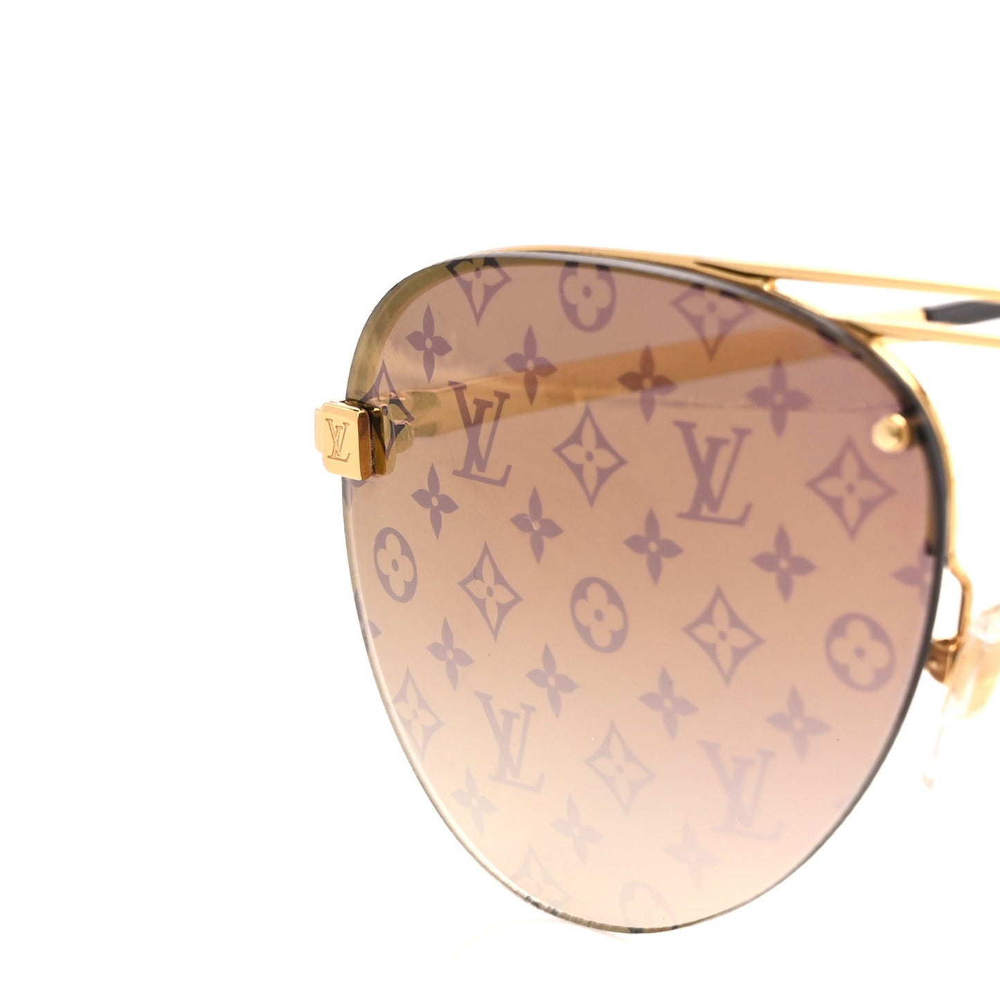 Metal Clockwise Sunglasses Z1020W Gold