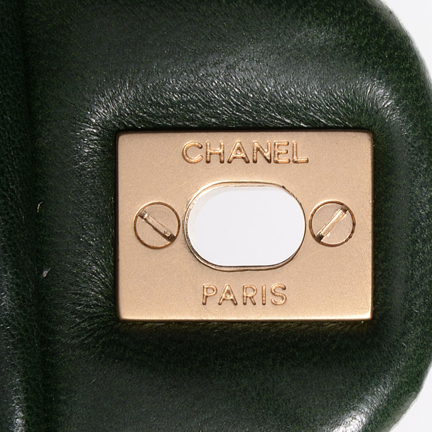 Chanel Lambskin Bubble Quilt Flap Green 8 of 8