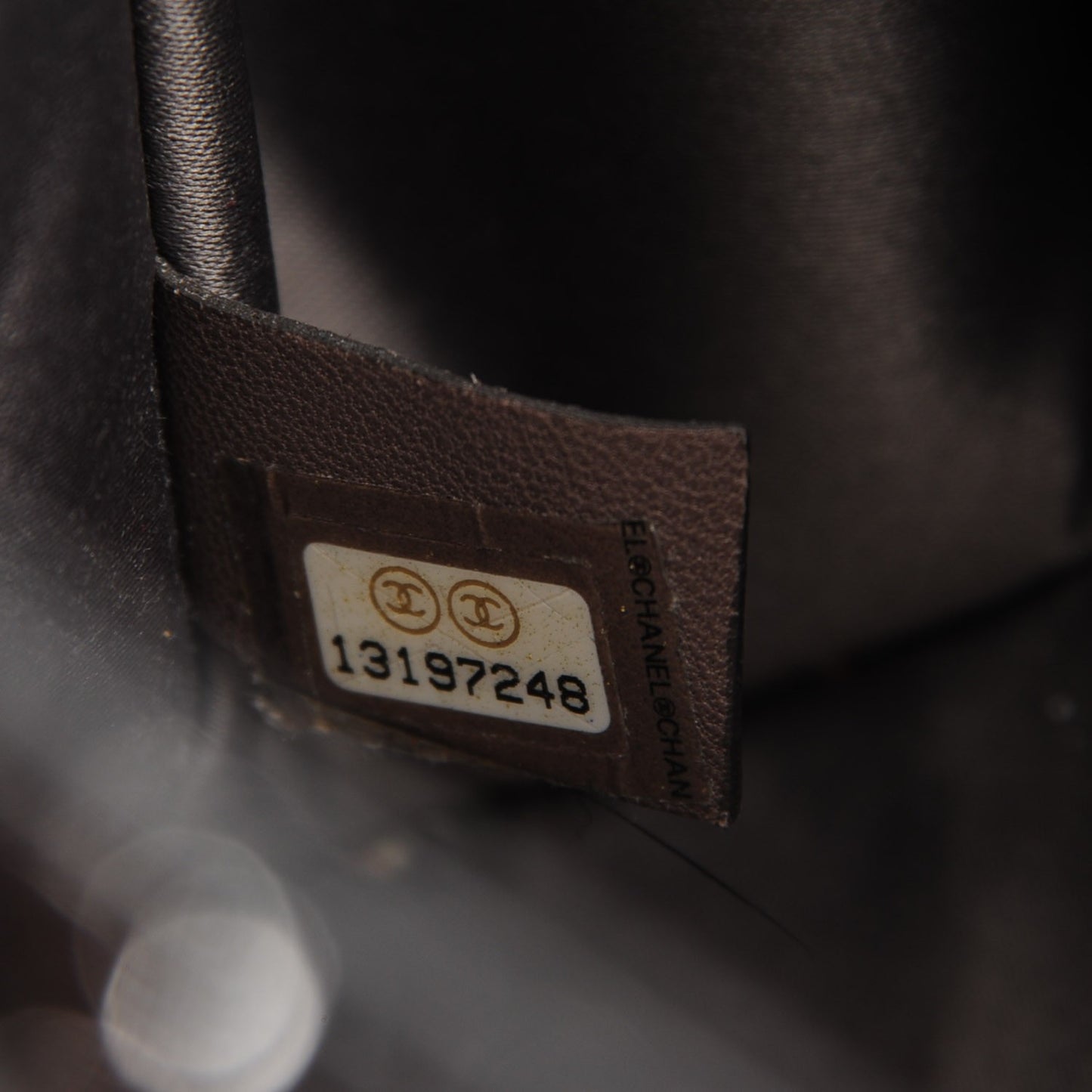Patent Calfskin Lucky Symbols Pochette Black