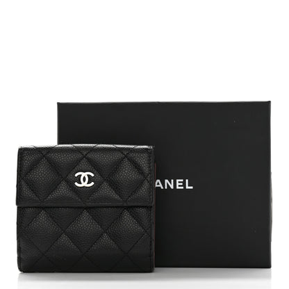 Chanel Caviar Quilted Compact French Flap Wallet Black 11 of 11