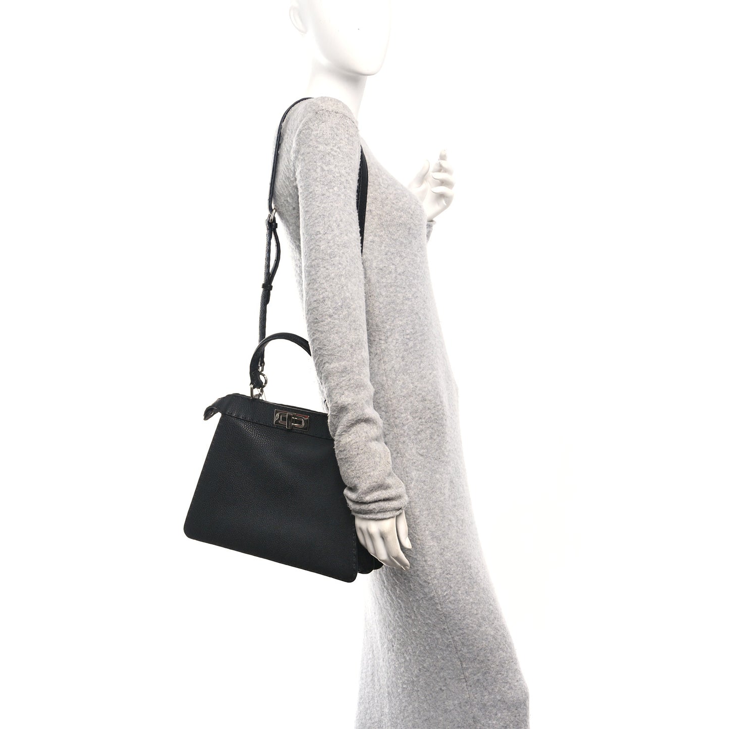 Cuoio Romano Selleria Chamois Medium Peekaboo I SEE U Satchel Black Camel Sunflower