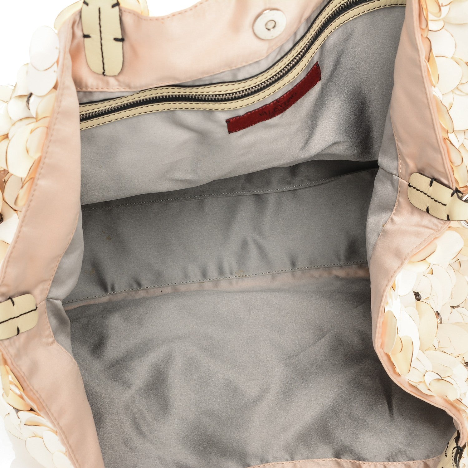 Valentino Garavani Glamorous Flowers Tote Nude 5 of 9