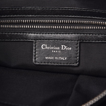 Christian Dior Lambskin Cannage Medium Granville Tote Black 6 of 8