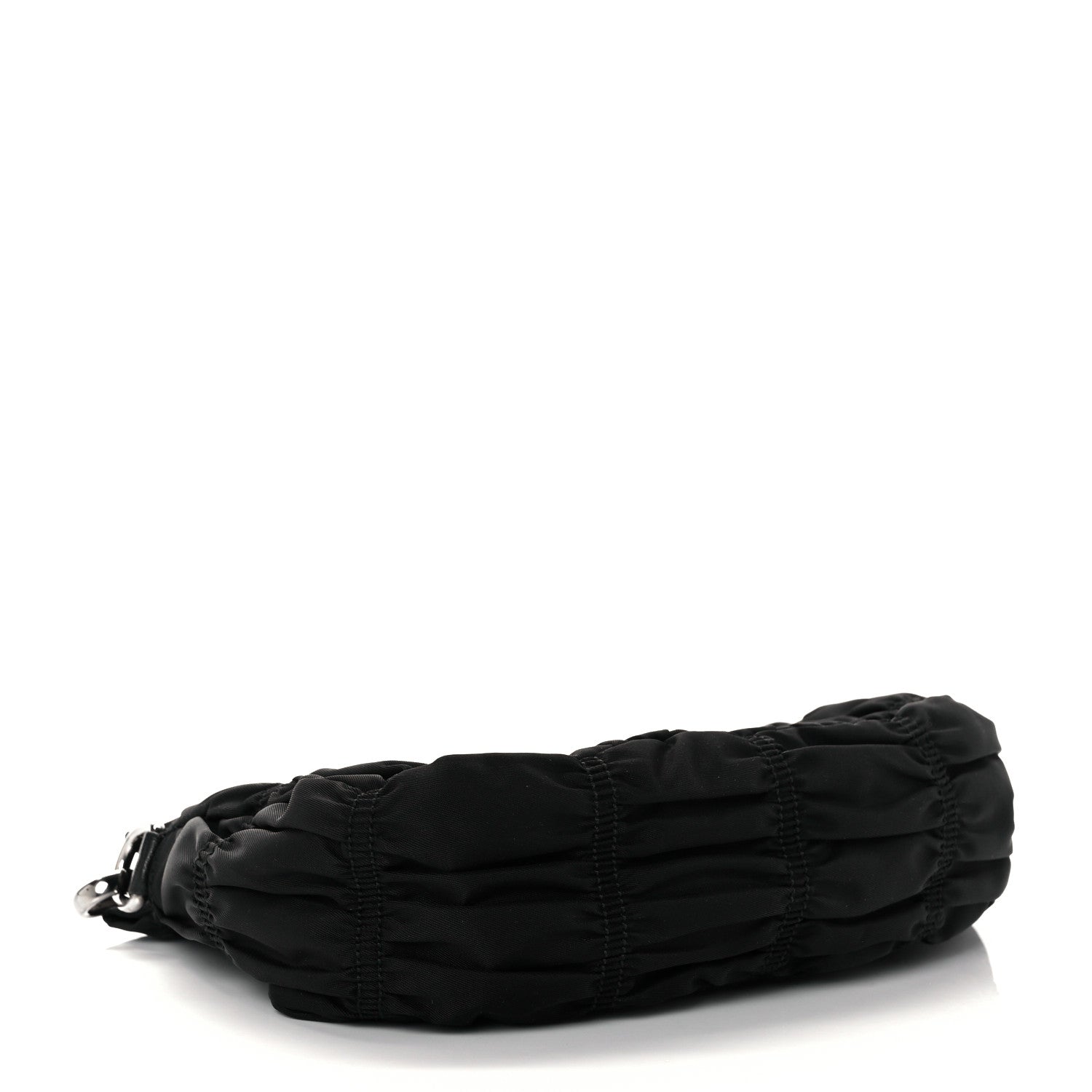 Prada Tessuto Nylon Gaufre Wristlet Black 7 of 24