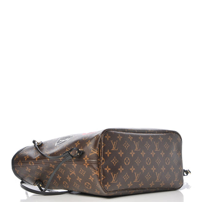 Louis Vuitton Monogram World Tour Neverfull MM 4 of 9