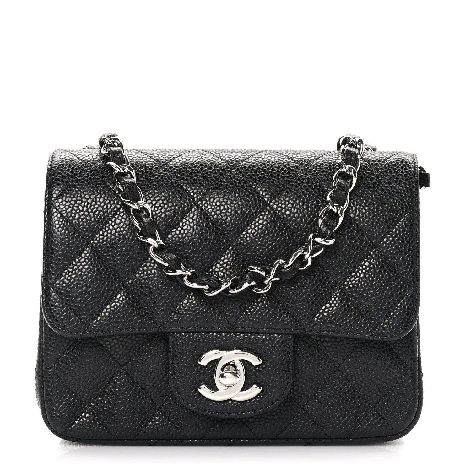 Chanel Caviar Quilted Mini Square Flap Black 1 of 10