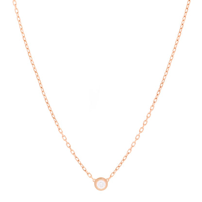 Cartier 18K Pink Gold Diamond SM D'Amour Pendant Necklace 1 of 6